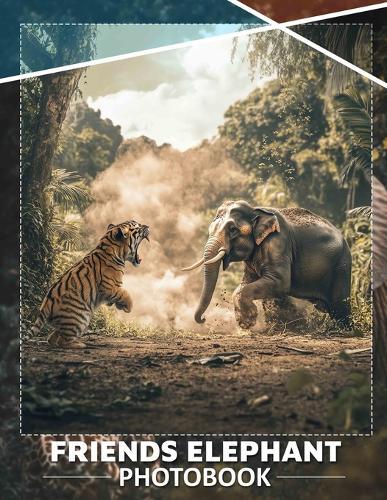 Friends Elephant Photo Book: A Heartwarming Collection Featuring 40 Adorable Elephant Images For All Ages