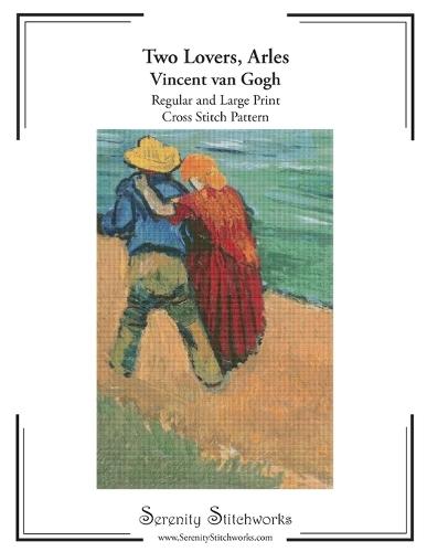 Two Lovers, Arles Cross Stitch Pattern - Vincent van Gogh: Regular and Large Print Cross Stitch Pattern