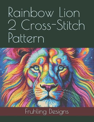 Rainbow Lion 2 Cross-Stitch Pattern