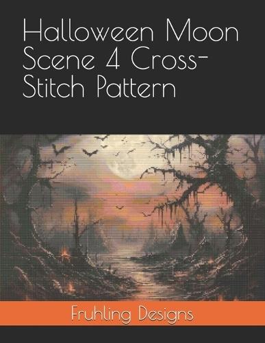 Halloween Moon Scene 4 Cross-Stitch Pattern