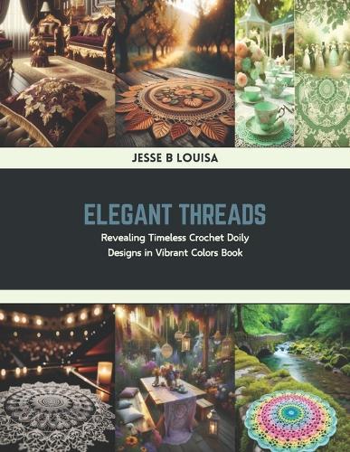 Elegant Threads: Revealing Timeless Crochet Doily Designs in Vibrant Colors Book