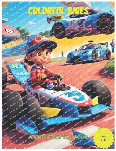 Colorfur Rider: A car Coloring book