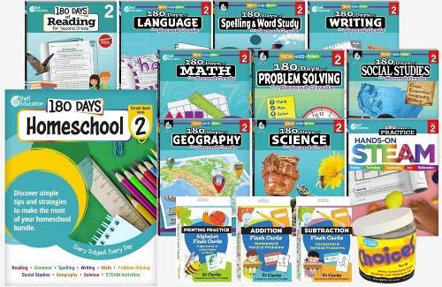 180 Days™: Homeschool Grade 2 Set: Every Subject, Every Day