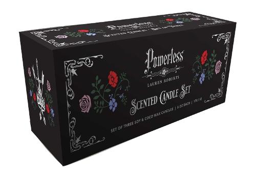 Lauren Roberts: Powerless Trilogy Scented Glass Candle Set (Set of 3)