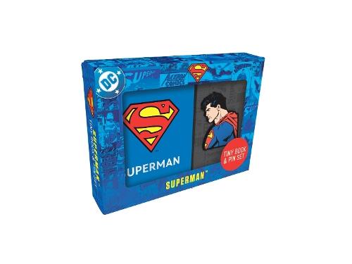 DC Comics: Superman Tiny Book and Pin Set