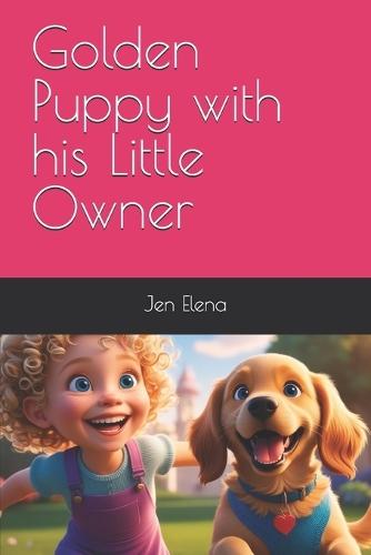 Golden Puppy with his Little Owner