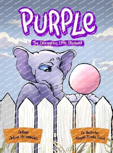 Purple The Courageous Little Elephant