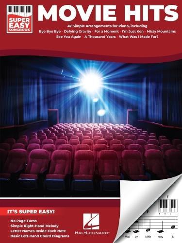 Movie Hits - Super Easy Songbook: 47 Simple Arrangements for Piano