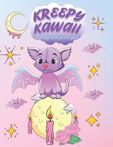 Creepy Kawaii Coloring Book Pastel Goth: Horror Chibi Coloring Book For Kids