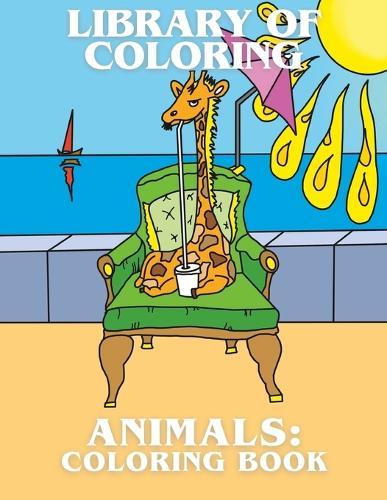 Animals: Coloring Book: Library Of Coloring: Hand-Drawn Collection
