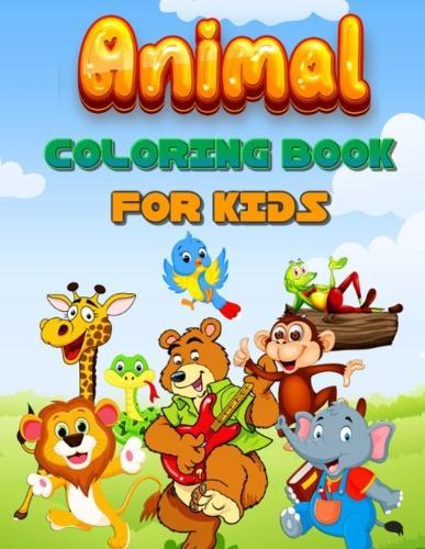 Animal Coloring Book FOR KIDS: Coloring book, 51 pages, ideal for kids.., child gift, kids gift..