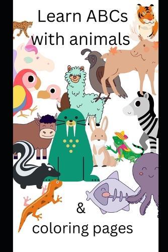 Learn ABCs with animal images & coloring pages