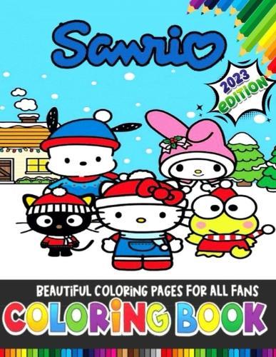 S͚ạñrịọ Coloring Book: 2023 edition with beautiful coloring pages..christmas gifts for kids