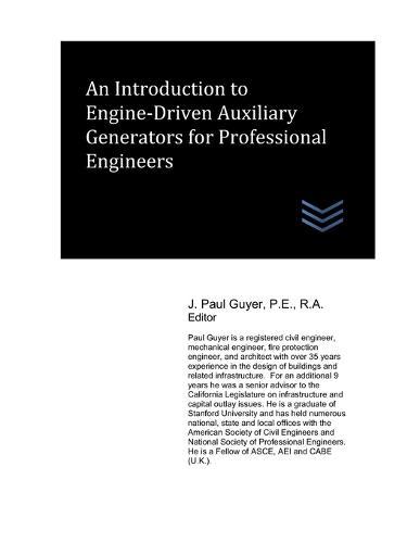 An Introduction to Engine-Driven Auxiliary Generators for Professional Engineers
