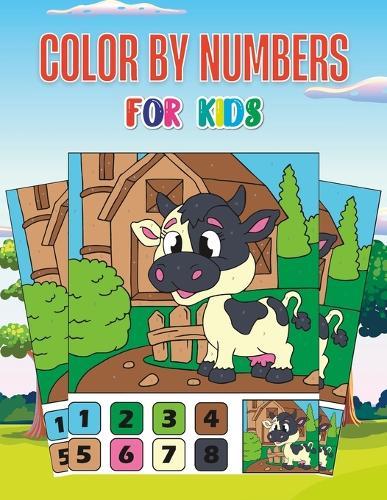 Color by Numbers For Kids: Print Birds, Sea Creatures, Flowers, Animals, And Many More