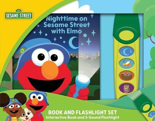 Sesame Street: Nighttime on Sesame Street with Elmo Book and 5-Sound Flashlight Set