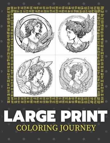 Coloring Journey Through the Beautiful Women of Ancient Egypt: A Large Print Adult Coloring Book