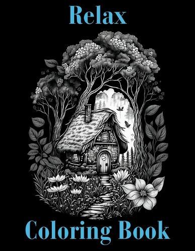 Relaxing Reflections: Little Cabins Coloring Book: A Coloring Book for Renewal and Inner Healing