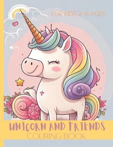 Unicorn and friends coloring book