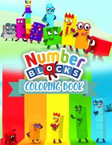 Number Blocks Coloring Book: Count & coloring With Quality Fun Pages 4 Pre school Kindergaten