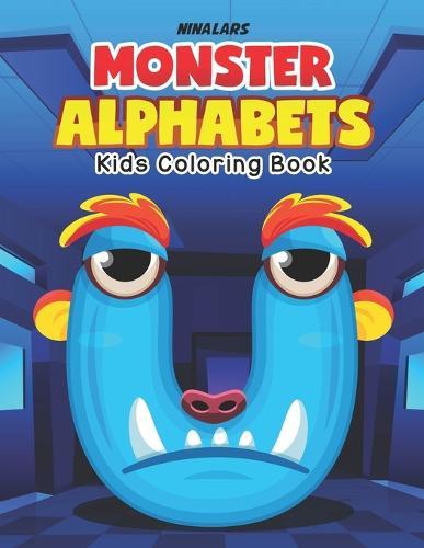 Monster Alphabets: Kids Coloring Book