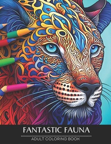 fantastic fauna coloring book for adult: Stress Relieving Mindfulness Mandala Style