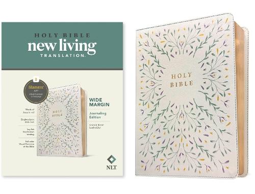 NLT Wide Margin Bible, Filament Enabled (LeatherLike, Grace & Bloom, Red Letter): New Living Translation, Grace & Bloom, Leatherlike, Filament Enabled, Wide Margin, Red Letter