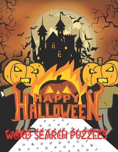 Halloween Word Search Puzzles: Halloween themed word search / 50 Halloween puzzles Book / halloween word search / Halloween Puzzles Book
