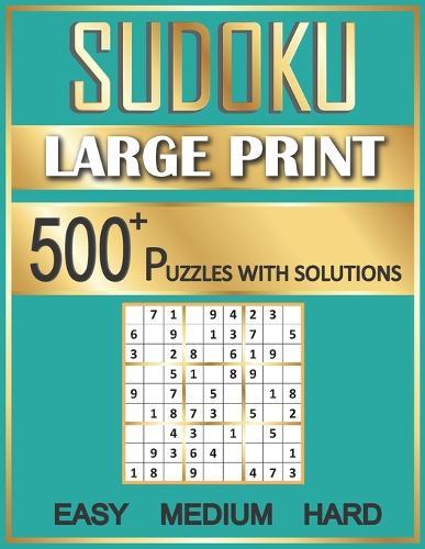 sudoku puzzles for adults: 500+ sudoku puzzles for adults Easy to Hard with solutions, sudoku puzzles book for adults, Over 500 Puzzles & Solutions, Easy to Hard Puzzles for Adults, sudoku book
