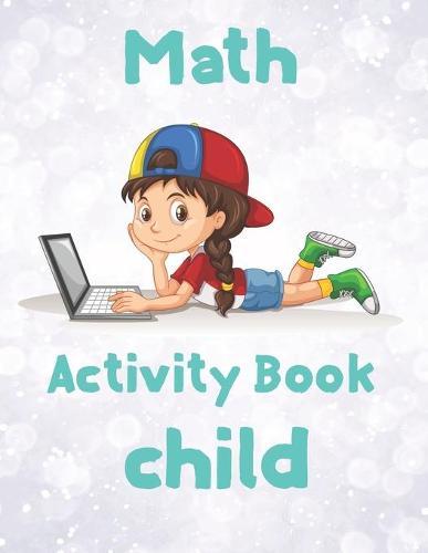 Math Activity Book children: 8.5''x11''/math coloring book for kids