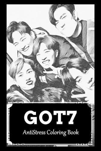 AntiStress Coloring Book: Over 45+ GOT7 Inspired Designs That Will Lower You Fatigue, Blood Pressure and Reduce Activity of Stress Hormones