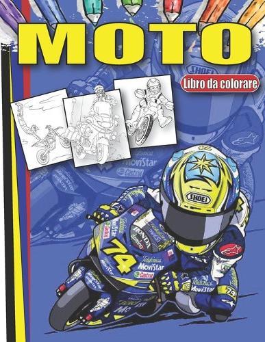 Moto Libro da colorare: pagine da colorare moto di alta qualita per bambini e ragazzi