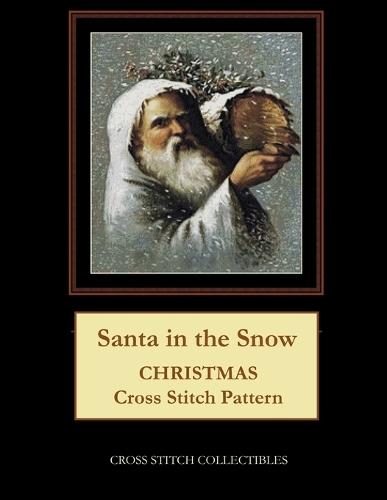 Santa in the Snow: Christmas Cross Stitch Pattern