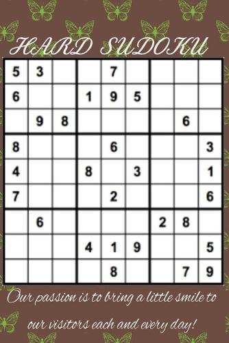 Sudoku: Have fun with this famous HARD SUDOKU