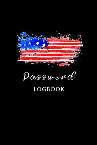 Password Book: A-Z list Personal Internet Address Organizer - Internet Address and Password Logbook - American Flag Cover