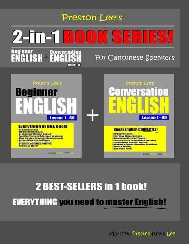 Preston Lee's 2-in-1 Book Series! Beginner English & Conversation English Lesson 1 - 60 For Cantonese Speakers