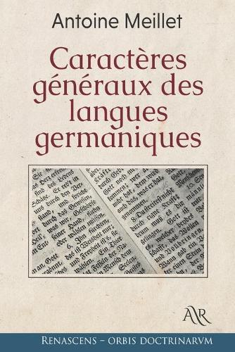 Caracteres generaux des langues germaniques