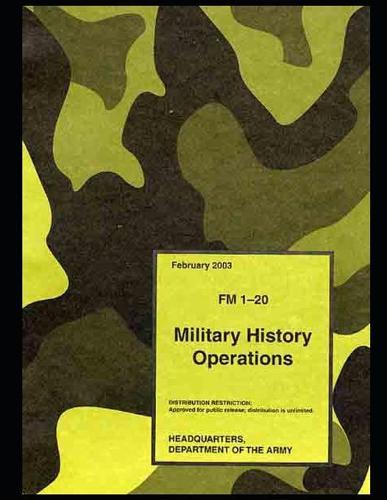 FM 1-20 Military History Operations