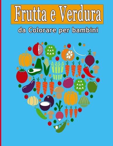 Frutta e Verdura da Colorare per bambini: Unisci i puntini frutta / libri da colorare e dipingere