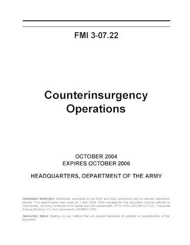 FMI 3-07.22 Counterinsurgency Operations