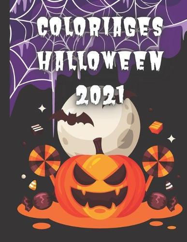 Coloriages Halloween 2021: Livre a colorier Halloween a partir de 3 ans