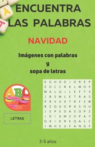 Encuentra las palabras. Navidad: 3-5 años