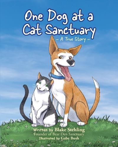 One Dog at a Cat Sanctuary