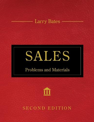 Sales: Problems and Materials