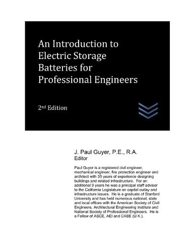 An Introduction to Electric Storage Batteries for Professional Engineers