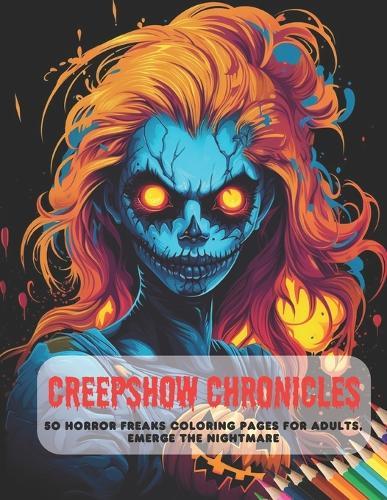 Creepshow Chronicles: 50 Horror Freaks Coloring Pages for Adults, Emerge the Nightmare