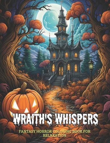 Wraith's Whispers: Fantasy Horror Coloring Book for Relaxation, 50 pages, 8x11 inches