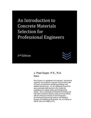 An Introduction to Concrete Materials Selection for Professional Engineers