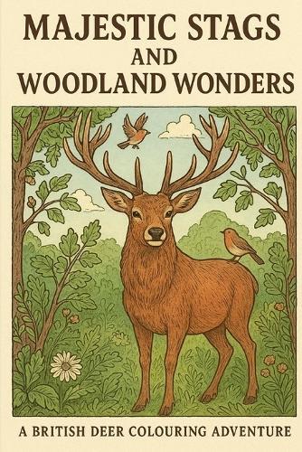 Majestic Stags and Woodland Wonders: A British Deer Colouring Adventure