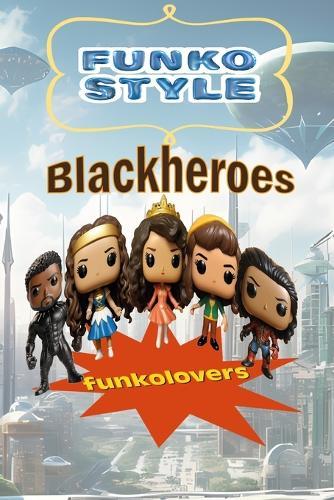 Funko-style blackheroes coloring book in reverse: Draw Funko-style blackheroes following patterns with low opacity, trace the lines over the patterns